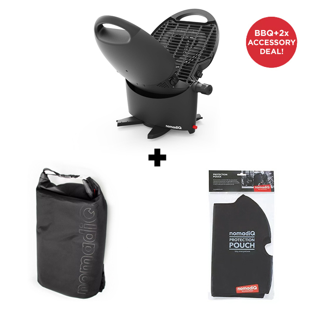 nomadiQ BBQ + Protection Pouch + Cooling Backpack Essentials Package Deal - Image 1